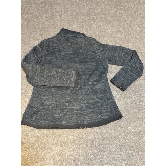 Eddie Bauer Women Lg Full Zip Fleece Collared Jacket, Jade Feather Logo - Picture 9 of 9